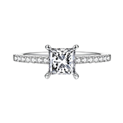 1ct Moissanite Engagement Ring - Round Cut, Brilliant & Eco-Friendly