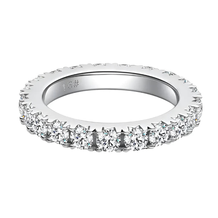 0.1 ct Moissanite Tennis Ring