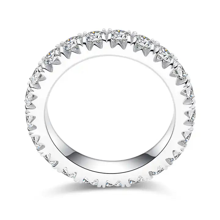 0.1 ct Moissanite Tennis Ring