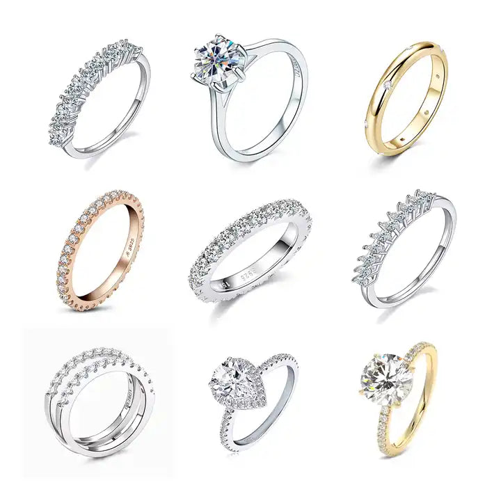 2.0 Carat Oval Moissanite Halo Ring - Luxury