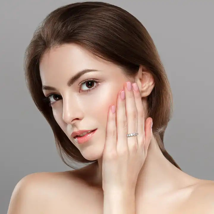 5mm Moissanite Eternity Band - 0.5ct Stones