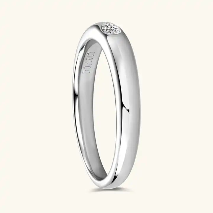 18K Gold Plated Oval Cut Moissanite Halo Engagement Ring