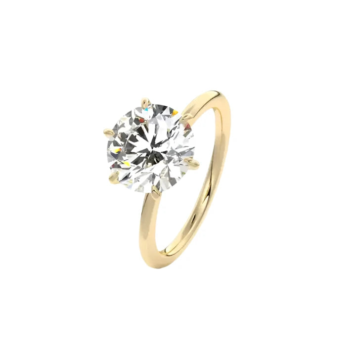Classic Shiny 1CT Moissanite Engagement Ring