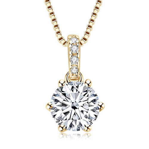 Moissanite Round Pendant VVS1 With Earrings Set