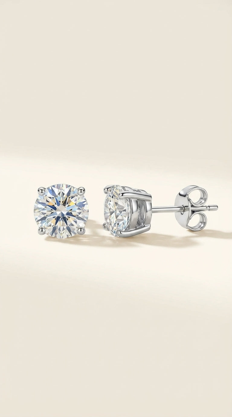 VVS Moissanite Luxury Earrings Collection