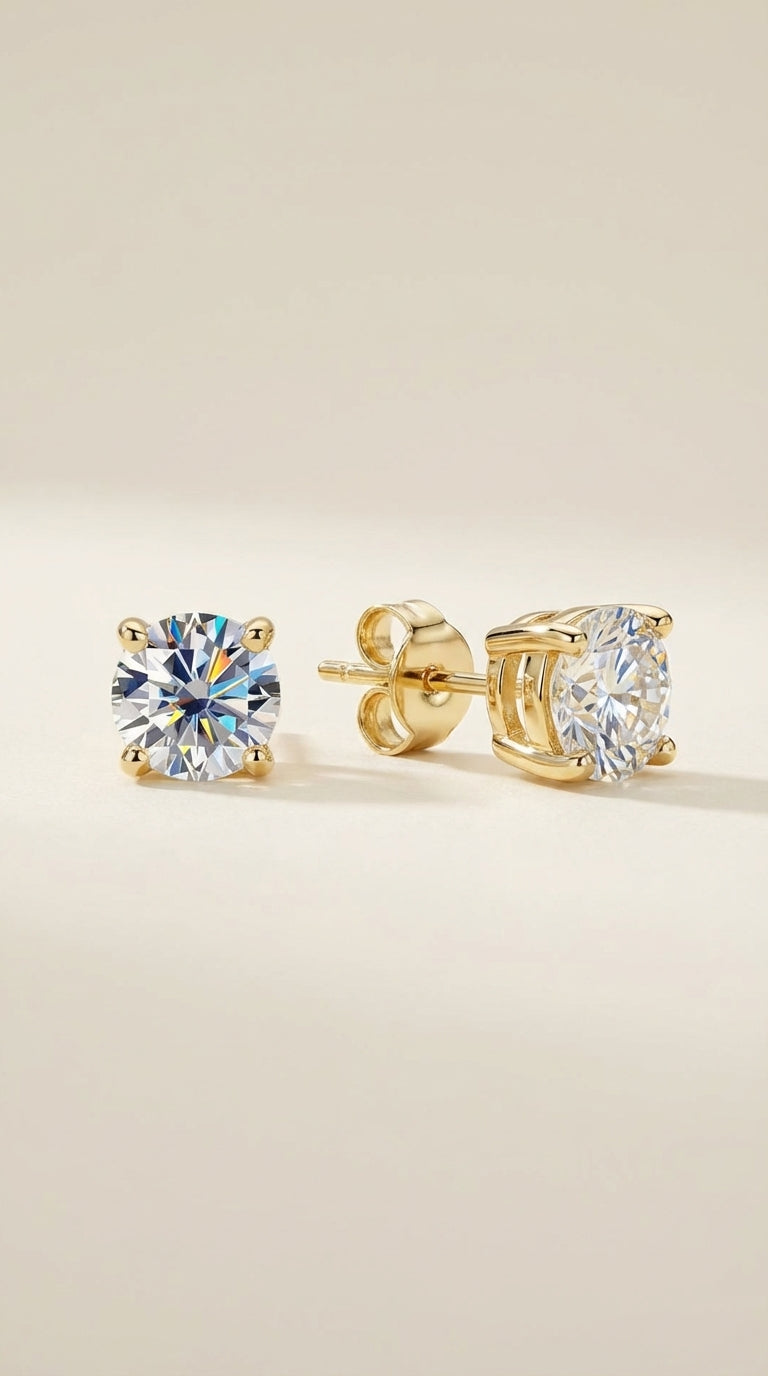 VVS Moissanite Luxury Earrings Collection