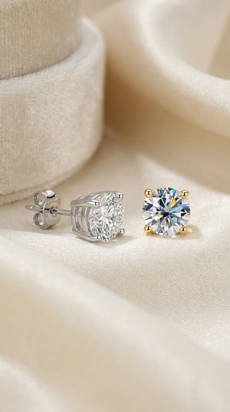 VVS Moissanite Luxury Earrings Collection