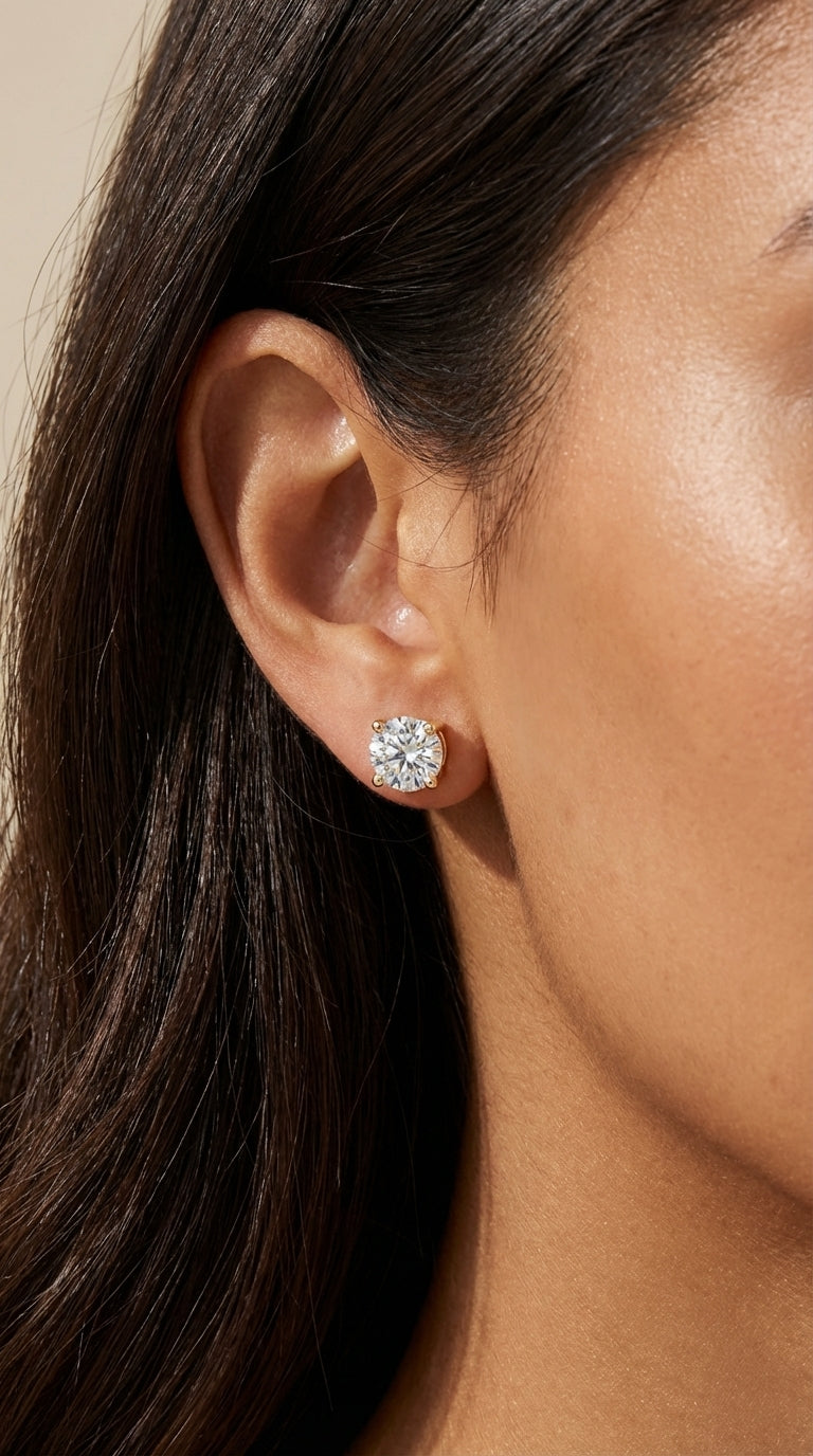 VVS Moissanite Luxury Earrings Collection