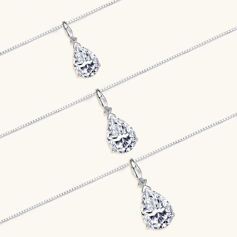 Pear Exclusive Moissanite Necklace