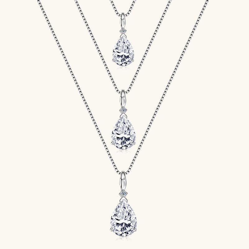 Pear Exclusive Moissanite Necklace