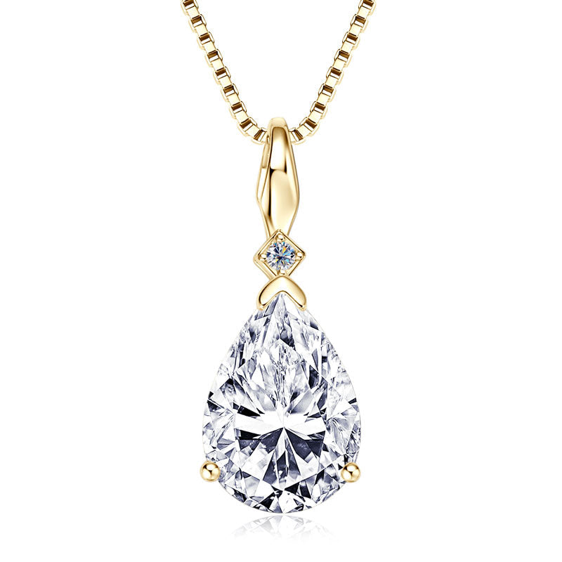 Pear Exclusive Moissanite Necklace
