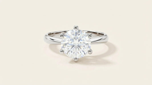 VVS Luxury Solitaire Moissanite Ring For All Occasions