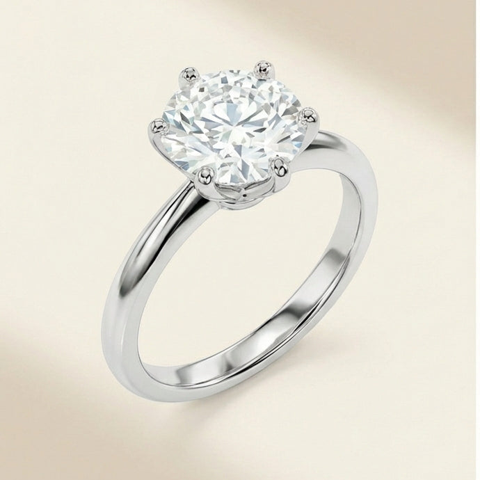 VVS Luxury Solitaire Moissanite Ring For All Occasions
