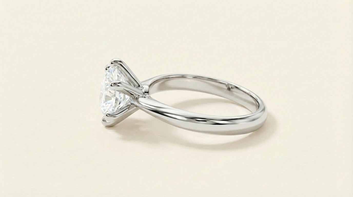 VVS Luxury Solitaire Moissanite Ring For All Occasions