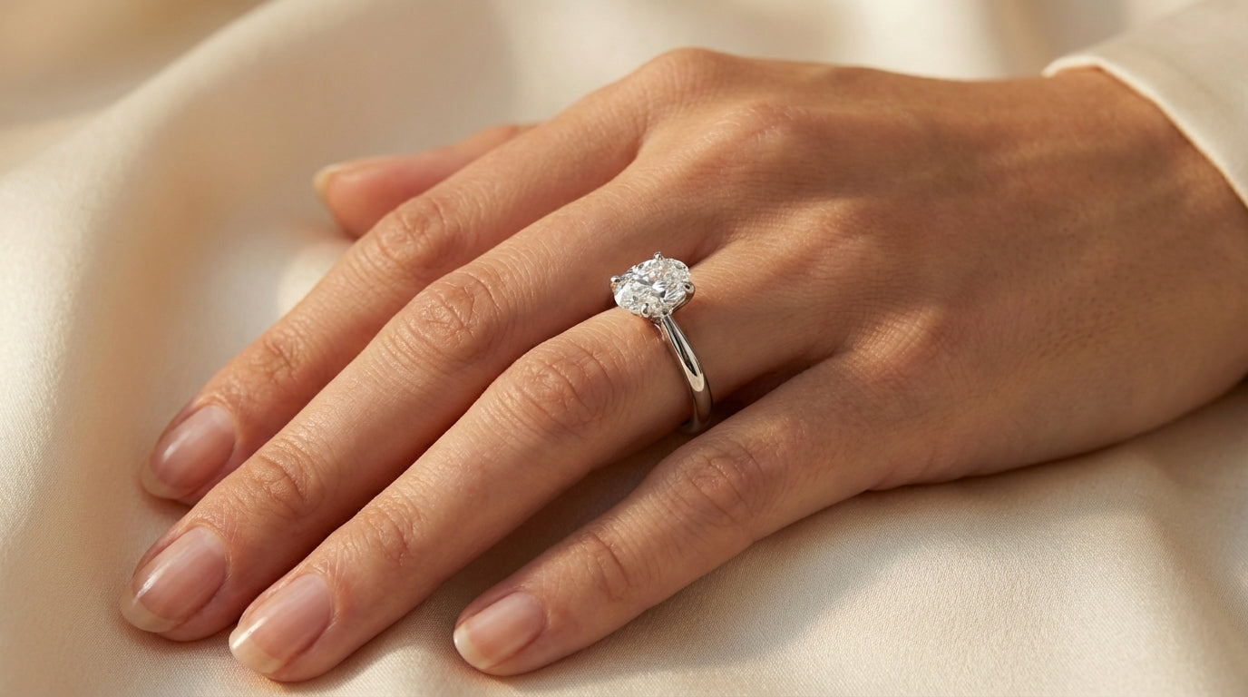 VVS Luxury Solitaire Moissanite Ring For All Occasions